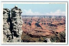 c1920 Eroded Column Near Yavapai Point Grand Canyon National Park AZ Postcard picture