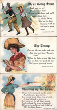 Cowboy/Western Set of 3: Cowgirls Postcard Vintage Post Card picture