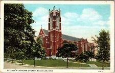 Massillon OH-Ohio, St Paul's Lutheran Church Vintage Souvenir Postcard picture