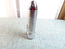 VTG HOMART Rocket Space Age Sears Flashlight Art Deco Chrome Bullet USA picture