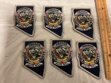 Nevada Public Safety Highway Patrol collectors Hat patch set 6 pieces all new picture