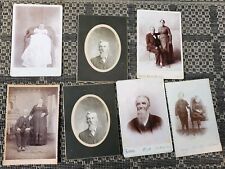 Antique Cabinet Card Photos Lot picture