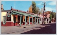 Postcard NM Santa Fe East Palace Ave picture