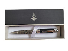 Masonic High Quality Ballpoint Pen Heavy Weight Mason Freemason Pen W/ Gift Box picture