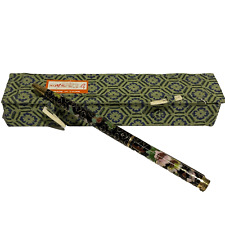 Vintage Cloisonne Enameled Ball Point Pen In Box Chinese Floral Art NEW READ picture