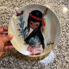 1987 DeGrazia Collectors Plate “My Little Pink Bird” picture