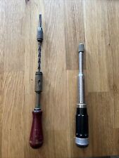 2 Vintage Millers Falls No. 188A Push Drill - Yankee Drill 135 picture
