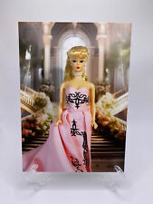Brand New A Pretty in Pink Barbie Art Print/Postcard picture