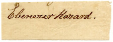 EBENEZER HAZARD, US Postmaster General/Revolutionary War, Autograph Signed 10933 picture