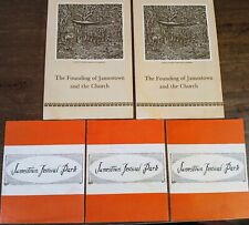 5 Vintage - Pamphlets - Founding of Jamestown & Church - Jamestown Festival Park picture