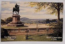 Germany and France Monument Kaiser Wilhelm Denkmal mit St. Quentin 1900 Postcard picture