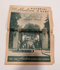 ORIGINAL 1936  Hudson Pictorial News Dealer Sales Brochure VOLUME 1 NUMBER 1 picture