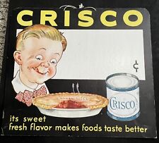 Vintage 1940s Crisco Advertising Price Point Sign picture