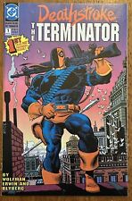 Deathstroke The Terminator 1 1st Print 1st appearance in own title VF/NM DC 1991 picture