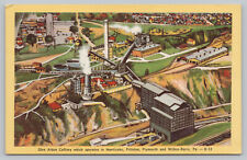 Alden / Nanticoke PA Pennsylvania - Glen Alden Breaker Anthracite Coal Postcard picture