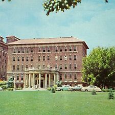 Dayton OH Ohio Postcard Brown Hospital VA Center Surgical Hospital Classic Cars picture