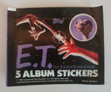 1982 Topps E.T. (Extra-Terrestrial) Album Sealed Stickers New Unopened Pack picture