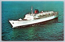 Postcard SS New Bahama Star Eastern Steamship Lines Inc Ship at Sea picture