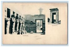 c1905 Mummy Monuments and Tomb in Karnak Egypt Foreign Antique Postcard picture