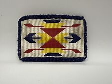Vintage Native American Hand Beaded Belt Buckle picture