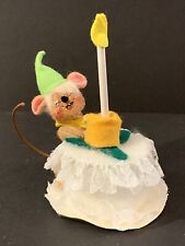 Annalee Birthday Mouse with Cake, Yellow Rose and Candle One Year picture