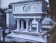 Brourung's? Tomb, Florence, Italy, c1900's G. KANZEE Magic Lantern Glass Slide picture