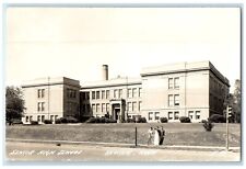c1940's Senior High School Building Keokuk Iowa IA RPPC Photo Vintage Postcard picture