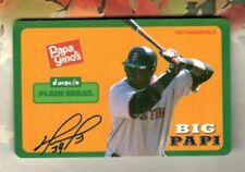 PAPA GINO'S Big Papi, David Ortiz, Boston Red Sox ( 2005 ) Gift Card ( $0 ) picture