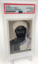 ROBERT O'NEILL AUTO PSA AUTHENTIC  Navy Seal Signed Card OSAMA BIN LADEN SP/911 picture