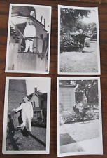 Vintage Lot of 4 Halloween Play Ballet Costume Photos Antique Ca 1920 picture