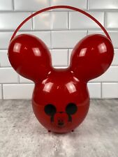 Disneyland 60th Anniversary Red Popcorn Bucket Mickey Ears Balloon Disney Parks picture