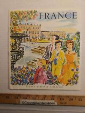 Vintage 1956 France French National Railroads Booklet picture