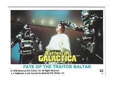 1978 Topps Battlestar Galactica #22 The fate of the traitor Baltar picture