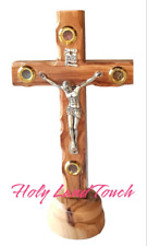 Cross Crucified Jesus Olive Wood Hand Made Jerusalem Blessed 15cm /6in Incense picture