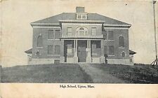 c1915 Printed Postcard; High School, West Upton MA Worcester Co., Posted picture