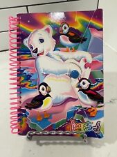 Vintage Lisa Frank Polar Bear Diary Journal Notebook Snap Closure 4X6” 80 Pages picture