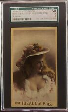 1880's SW Venable N359 Ideal Cut Plug Actresses 143 Years Old Beautiful SGC 5 picture