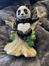 Vintage Ceramic Panda Figurine Made In Japan picture