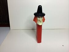 Vtg Witch Halloween Pez No Feet Candy Dispenser White Face,Red Stem.Hungry  picture