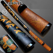 30 Inch Fine Hand Drawing Flowers Saya Sheath For Japanese Samurai Katana Sword  picture