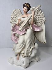 LENOX HEAVEN'S MILLENNIUM MELODY ANGEL Mandolin Sculpture - in BOX with COA picture