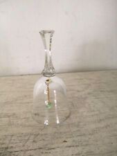 Vintage August Bithstone Clear Glass Bell 4.5”,  Austria - MINT CONDITION picture