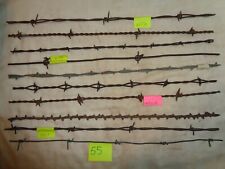 Antique Barbed Wire, 10 DIFFERENT PIECES, Excellent starter bundle , Bdl #55 picture