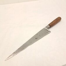 Vintage F Dick Steel Knife Germany Arrow Stamp 9.5” Blade Chef Knife  picture