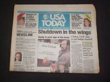 1995 NOVEMBER 14 USA TODAY NEWSPAPER-CLINTON, GOP TO END BUDGET STANDOFF-NP 7807 picture