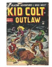 Kid Colt Outlaw #36 Atlas 1954 Solid and complete GD+/VG- Blazing Adventures picture