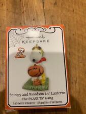 Hallmark Ornament Halloween 2012 Snoopy and Woodstock O' Lanterns Peanuts Gang picture