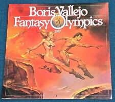 1987 Boris Vallejo Fantasy Olympics Calendar + Centerfold Unused Realistic Art picture