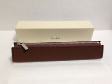 ROLEX Leather Pen Case Novelty Item VIP Gift New  picture