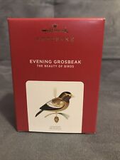 Hallmark Keepsake Ornament 2021 Beauty of Birds Evening Grosbeak 17th #17 Series picture